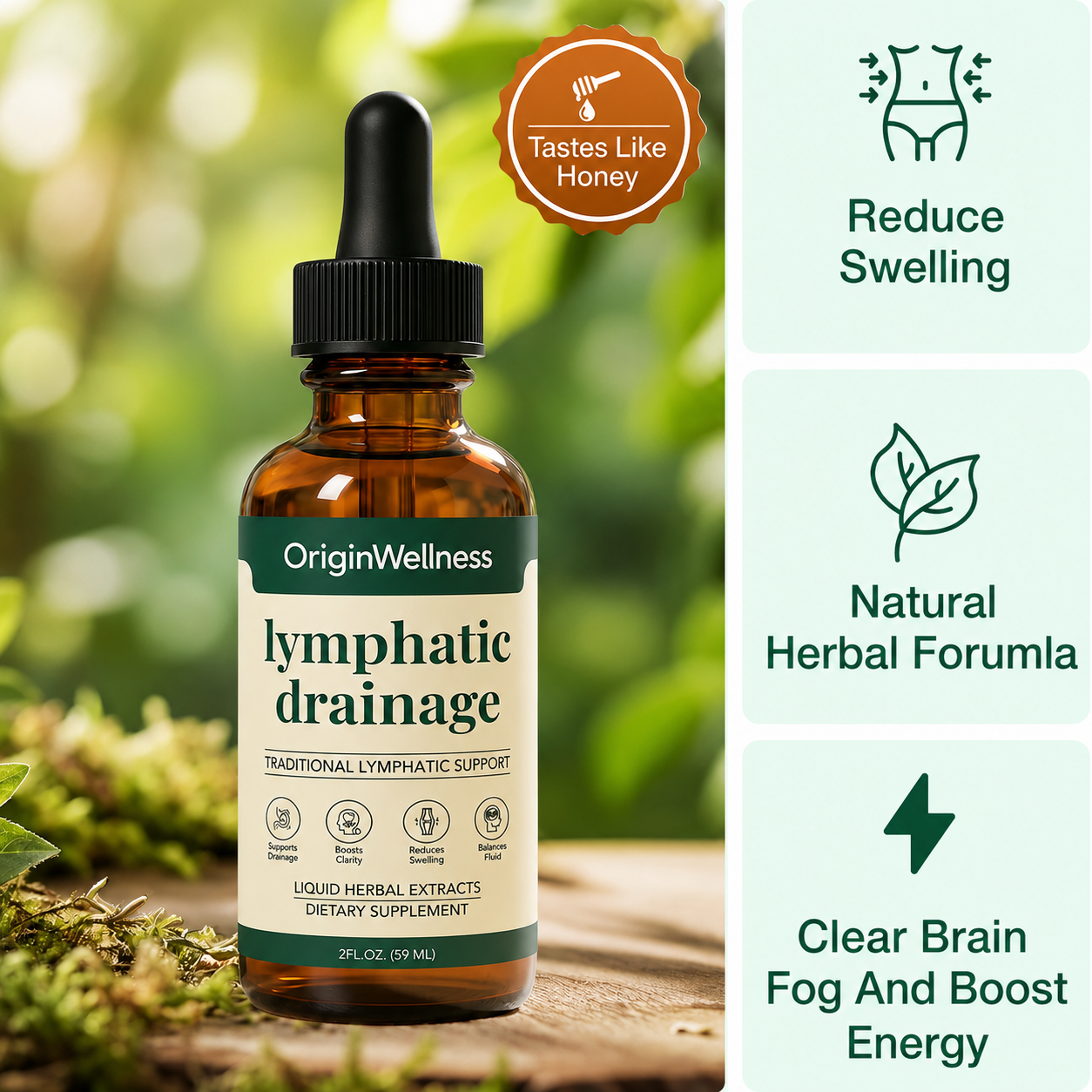 OriginWellness Lymphatic Drainage Wellness Drops