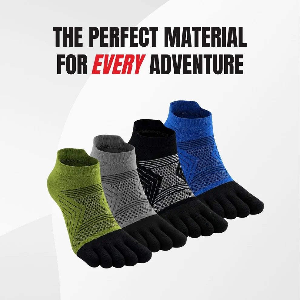Merino Wool No Show Anti Blisters Socks