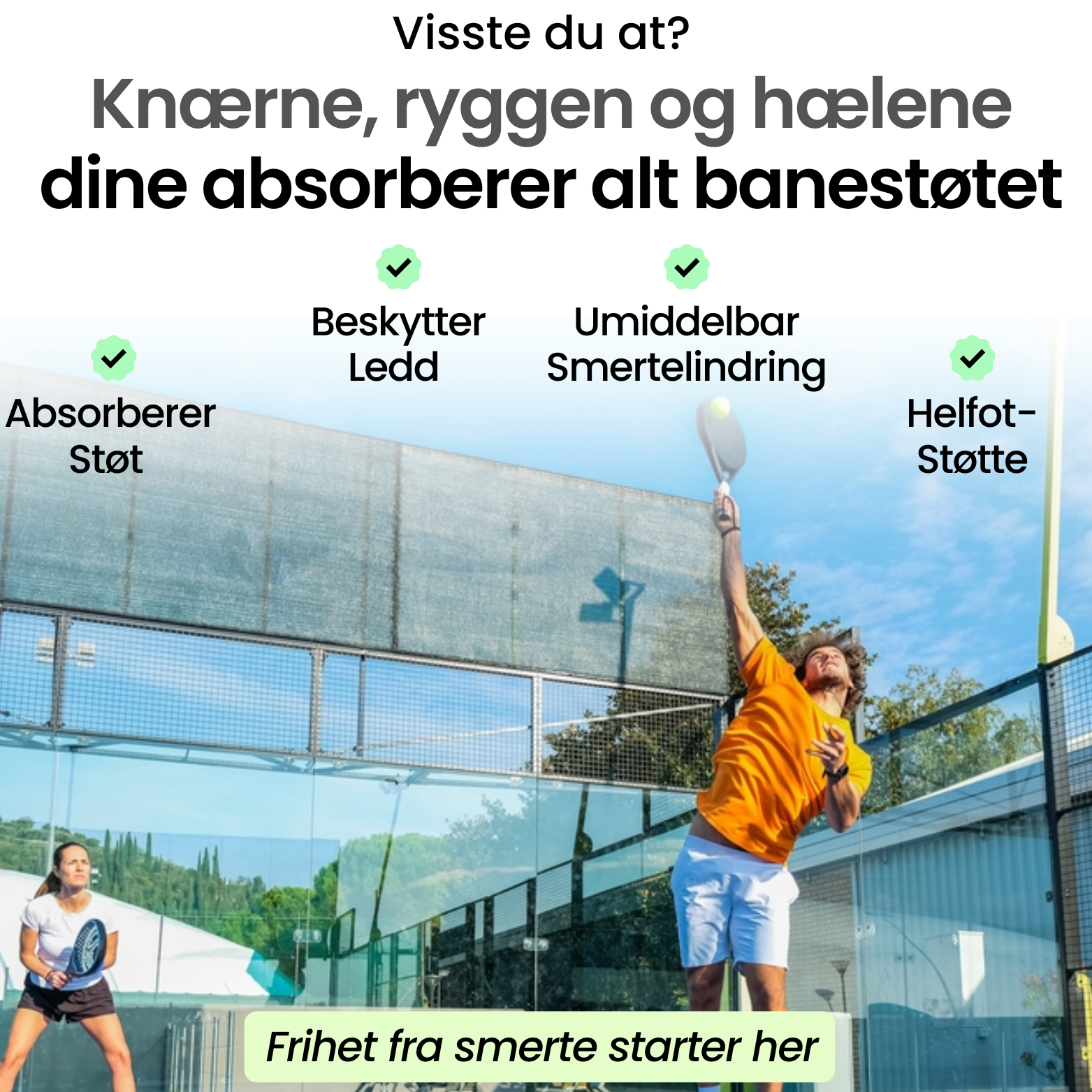 Padel Massasje Innleggssåler