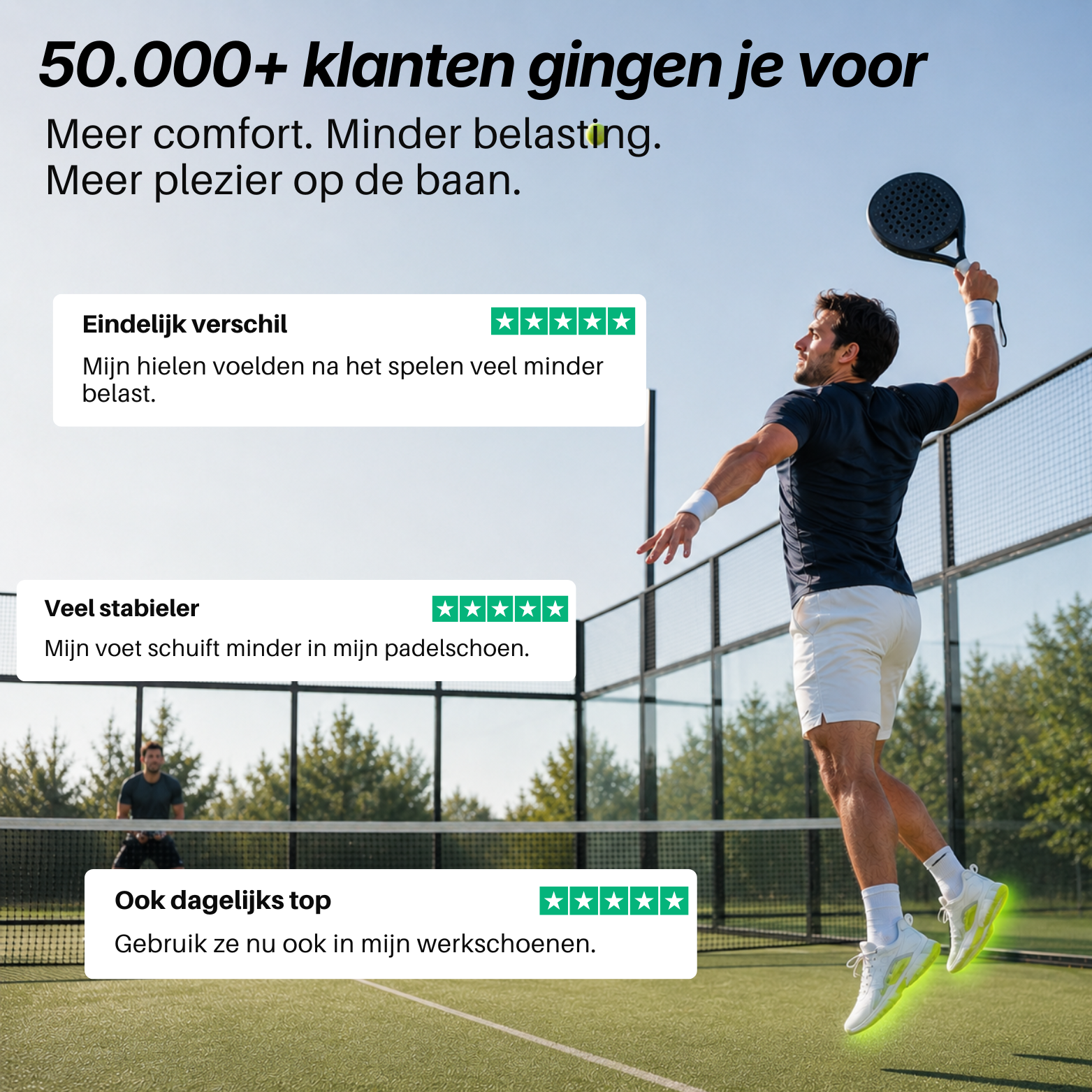 Bwoost Padel Inlegzolen