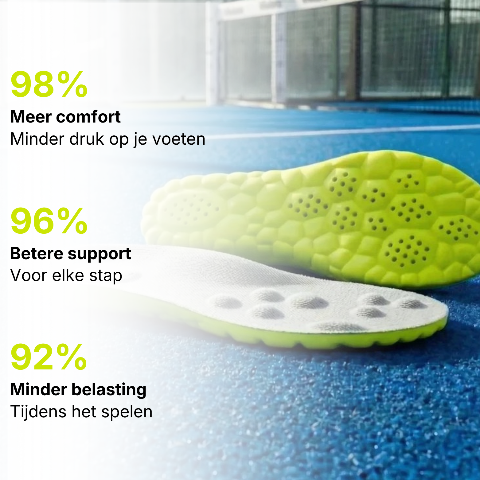 Bwoost Padel Inlegzolen