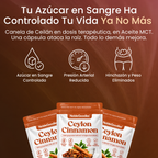 Canela de Ceilán Equivalente a 7200mg con Aceite MCT